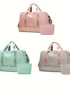 Expandable Travel Luggage, Sports Handbag & wash bag, Fitness Bag, Women's One Shoulder Weekend Overnight Bag