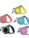 Durable Double Switch Retractable Pet Leash For Dogs - Easy Control And Comfortable Grip