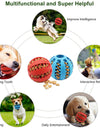 1PC Dog Ball Toys For Small Dogs Interactive Elasticity Puppy Chew Toy Tooth Cleaning Rubber Food Ball Toy Pet Stuff Accessories