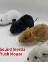 2023 New Design 1pc Random Color Rebound Inertia Plush Little Mouse Can Jump And Shake Tail Pet Dog Cat Toy