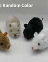 2023 New Design 1pc Random Color Rebound Inertia Plush Little Mouse Can Jump And Shake Tail Pet Dog Cat Toy