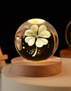 LED Night Light Galaxy Crystal Ball Table Lamp 3D Planet Moon Lamp Bedroom Home Decor For Kids Party Children Birthday Gifts