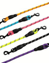 Reflective Dog Leash With Comfortable Padded Handle - Double Heavy Duty Traction Rope For Strong Dogs - Enhance Safety And Control On Walks