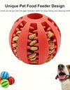 1PC Dog Ball Toys For Small Dogs Interactive Elasticity Puppy Chew Toy Tooth Cleaning Rubber Food Ball Toy Pet Stuff Accessories