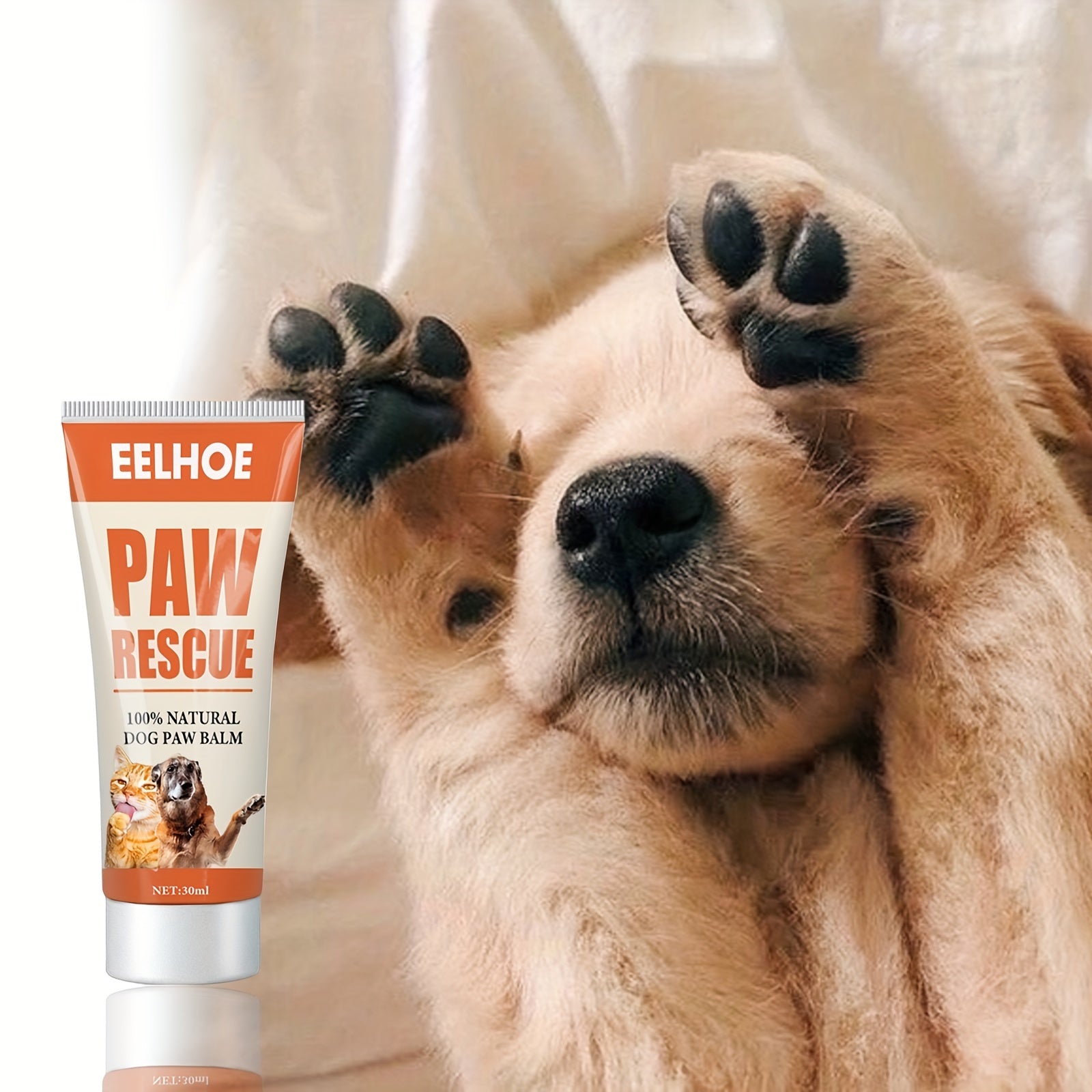Paw Protection for Your Furry pets: Pet Paw Balm for Dogs & Cats - Moisturize & Protect Dry Paws Year-Round!