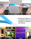 Create A Magical Ambience With 5050 RGB Led Strip Lights - Music Sync Color Changing, Remote Control, Perfect For Home, Garden, Party, And More!