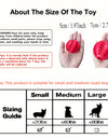 1PC Dog Ball Toys For Small Dogs Interactive Elasticity Puppy Chew Toy Tooth Cleaning Rubber Food Ball Toy Pet Stuff Accessories