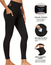 Solid Sporty High Waist Shaping Leggings, Comfy & Breathable Tummy Control Butt Lifting Leggings, Women's Underwear & Shapewear