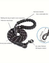 Reflective Dog Leash With Comfortable Padded Handle - Double Heavy Duty Traction Rope For Strong Dogs - Enhance Safety And Control On Walks