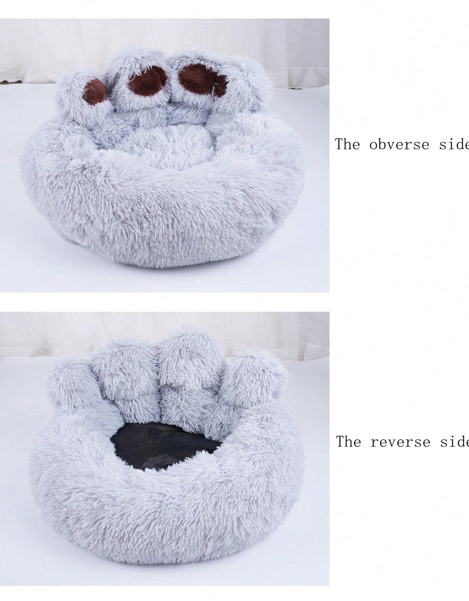 Soft Long Plush Cat kennel dog kennel winter warm pet bed Cat Bed Cat Mat Animals Sleeping Sofa