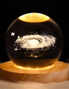 LED Night Light Galaxy Crystal Ball Table Lamp 3D Planet Moon Lamp Bedroom Home Decor For Kids Party Children Birthday Gifts