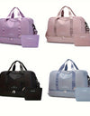 Expandable Travel Luggage, Sports Handbag & wash bag, Fitness Bag, Women's One Shoulder Weekend Overnight Bag
