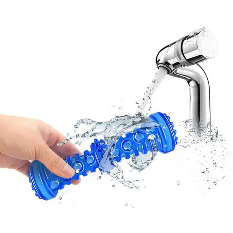 TPR Large Dog Bone Rubber Pet Toy Sound Strong Bite-Resistant Pets Teethbrush Toys Train Teeth Clean Chewing Perros Accessories