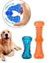 TPR Large Dog Bone Rubber Pet Toy Sound Strong Bite-Resistant Pets Teethbrush Toys Train Teeth Clean Chewing Perros Accessories