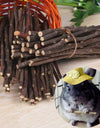 50g/Bag Pet Playing Small Pets Rabbit Hamster Guinea Pig Parrot Toys Hamster Chew Toy Wood Sticks Twigs Cleaning Teeth
