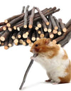 50g/Bag Pet Playing Small Pets Rabbit Hamster Guinea Pig Parrot Toys Hamster Chew Toy Wood Sticks Twigs Cleaning Teeth