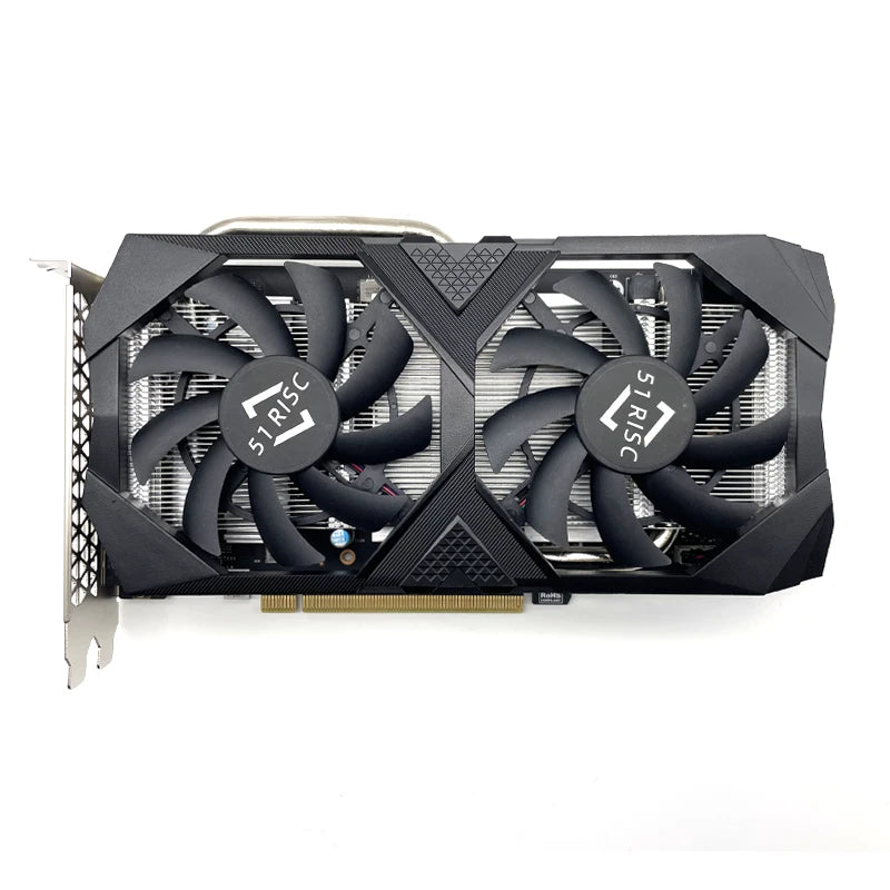SHELI 51RISC GTX1660Super 6GB Gaming Video Card GTX1660 6GB Graphics Cards GPU Desktop Computer Gaming 1660Ti 6G placa de video