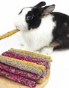 6Pcs Calendula Molar Rod  Pet Stick Molar Chewing Toys Dental Care Chewing Snacks for Rabbits Hamsters Chinchillas Small Pets