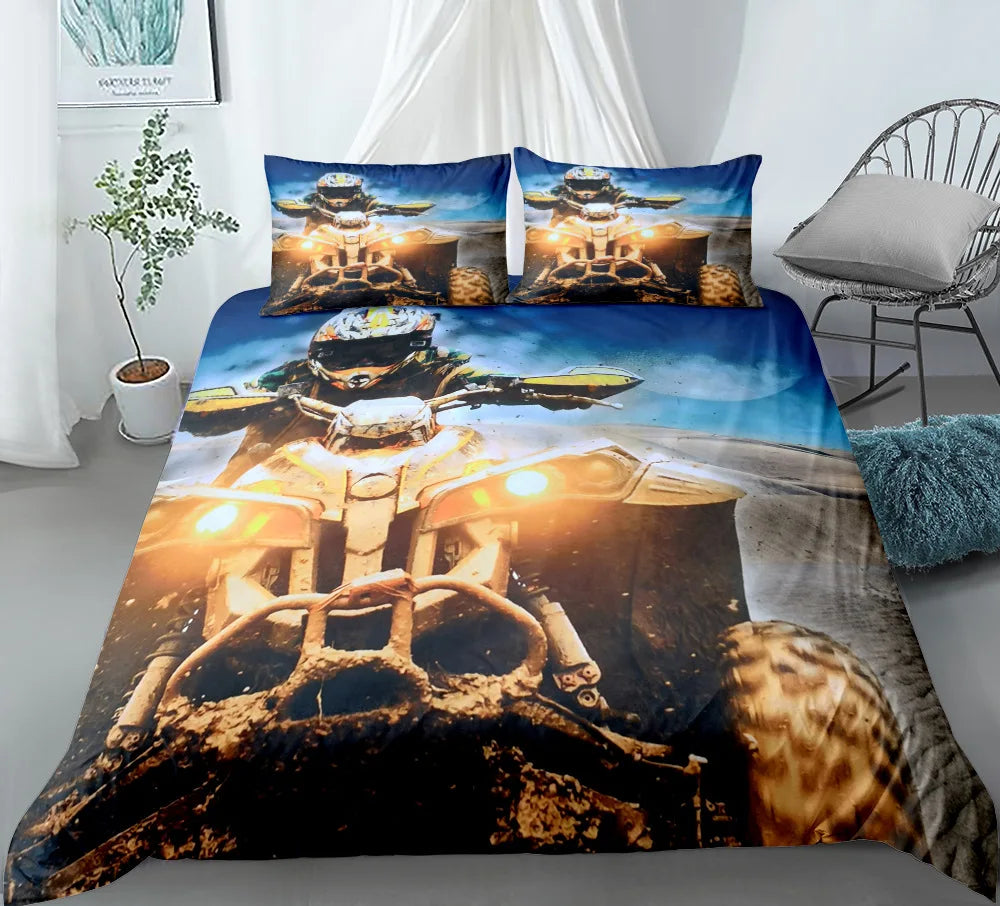 Gaming Bed Duvet Cover Set Twin,Gamer Bedding Sets for Boys Kids,Game King Size Duvet Cover Set 2/3pcs Microfiber Game Bed Set