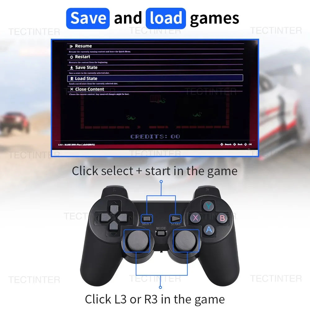 X2 Plus 4K Gamepad GD10Pro Video Game Console Built-in 41000 Retro Handheld Game Player Controller TV Game Stick