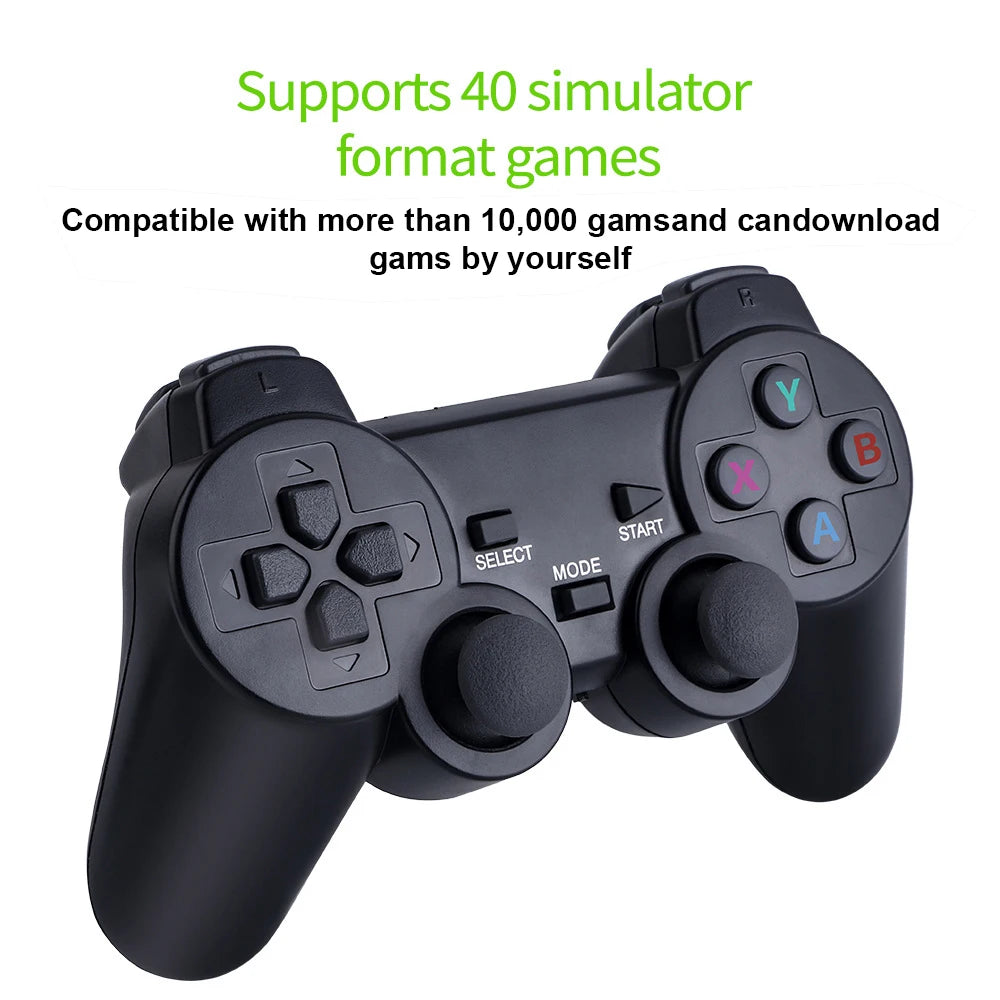 Game Stick M8 Retro Video Game 10000 20000 Portable Games Console with 2 Wireless Controller wireless video game console