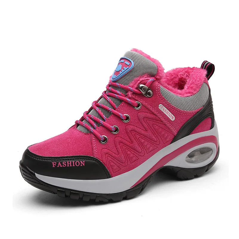 Brand Luxury Womens Sneakers Casual Breathable Tennis Shoes for Women Fashion Lace Up Platform Trainers Women's Hiking Shoes