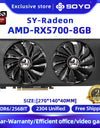 SOYO AMD Graphics Card Radeon RX580 RX5700XT 5500XT RX6600 6600XT 6600M GDDR6 Video Memory Gaming Card for Desktop Computers