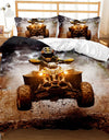 Gaming Bed Duvet Cover Set Twin,Gamer Bedding Sets for Boys Kids,Game King Size Duvet Cover Set 2/3pcs Microfiber Game Bed Set