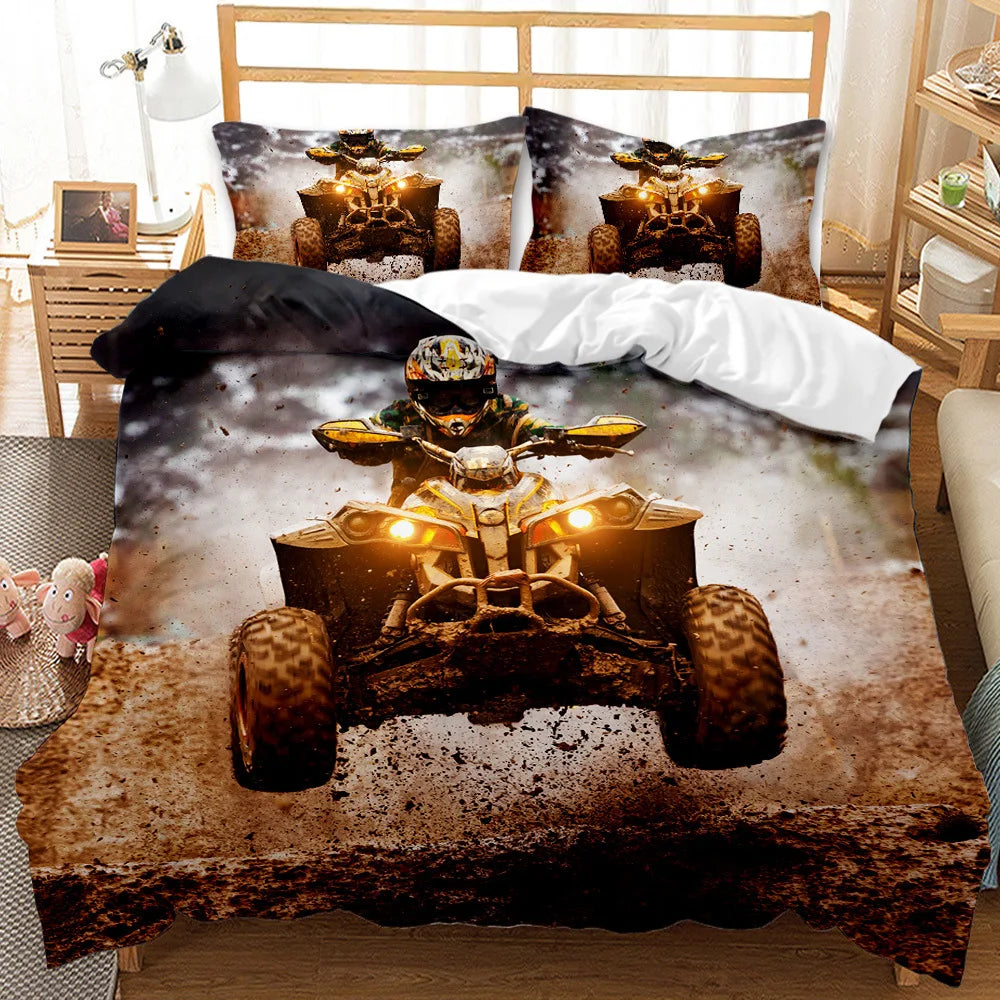 Gaming Bed Duvet Cover Set Twin,Gamer Bedding Sets for Boys Kids,Game King Size Duvet Cover Set 2/3pcs Microfiber Game Bed Set