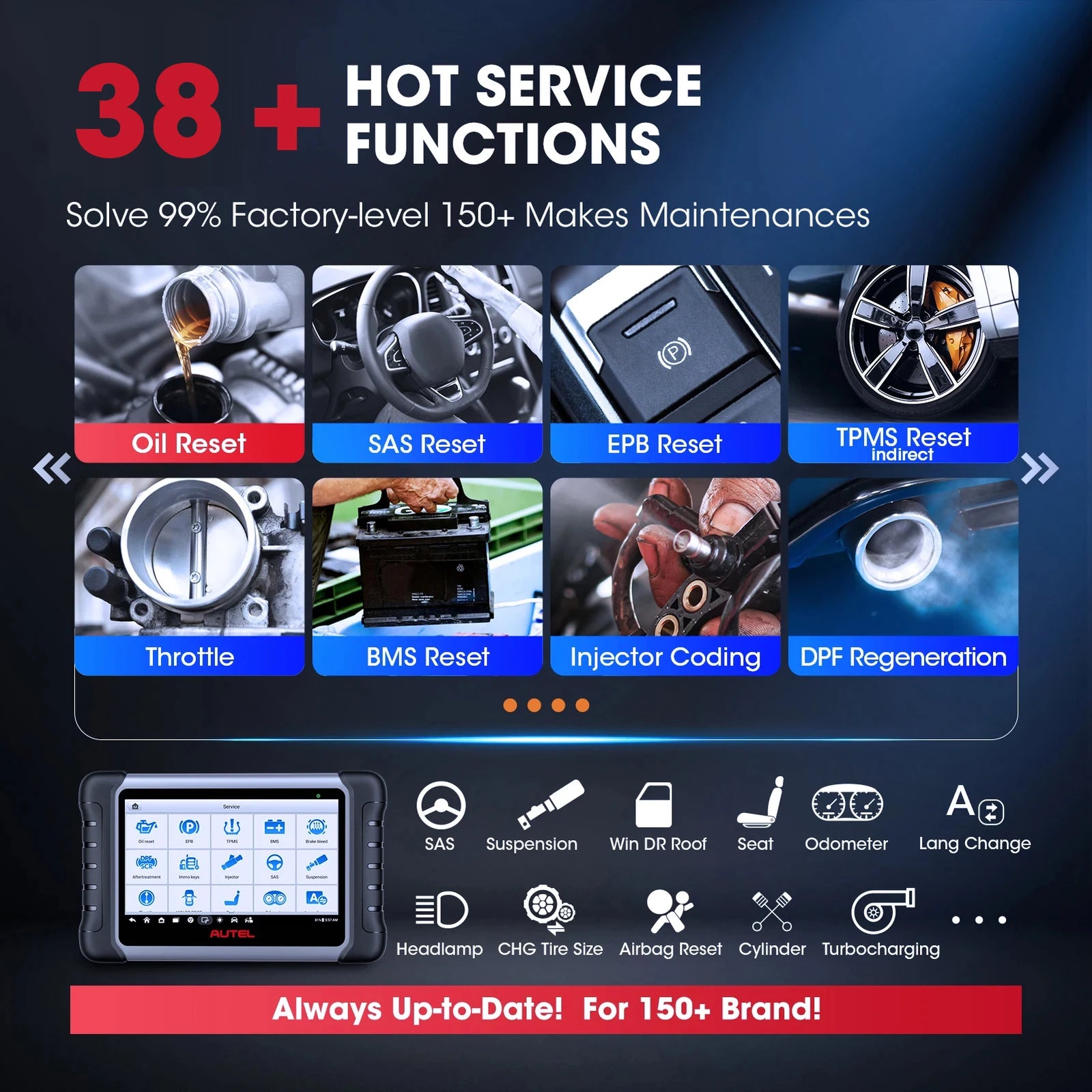 Autel MaxiCOM MK808 MK808S OBD2 Scanner Automotivo Car Diagnostic Tool OBD 2 Scanner Active Test Code Reader Key Coding Tool