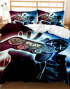 Gaming Bed Duvet Cover Set Twin,Gamer Bedding Sets for Boys Kids,Game King Size Duvet Cover Set 2/3pcs Microfiber Game Bed Set