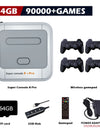 KINHANK Super Console X Pro Retro Game Console Support 70 Emulators 117000 Video Games for DC/MAME/Naomi with Gamepads Kid Gift