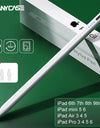 For iPad Pencil with Palm Rejection Tilt,for Apple Pencil 2 1 Stylus Pen iPad Pro 11 12.9 Air 4/5 7/8/9/10th mini 5 6 2018-2022