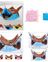 New Winter Warm Hamster Hammock For Rats Rodent Small Animal Guinea Pig Ferret Double-layer Plush Cotton Nests Pets Supplies YZL