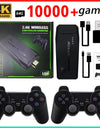 4K 10000 Games for PS1/GBA Games Video Game Stick Video Game Console 64GB Retro Games 2.4G Double Wireless Controller Game Stick