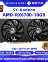 SOYO AMD Graphics Card Radeon RX580 RX5700XT 5500XT RX6600 6600XT 6600M GDDR6 Video Memory Gaming Card for Desktop Computers