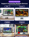 Game Stick M8 Retro Video Game 10000 20000 Portable Games Console with 2 Wireless Controller wireless video game console
