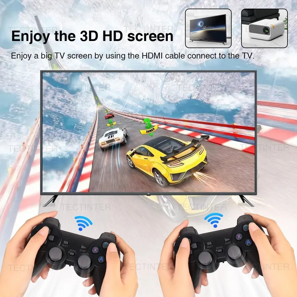 X2 Plus 4K Gamepad GD10Pro Video Game Console Built-in 41000 Retro Handheld Game Player Controller TV Game Stick