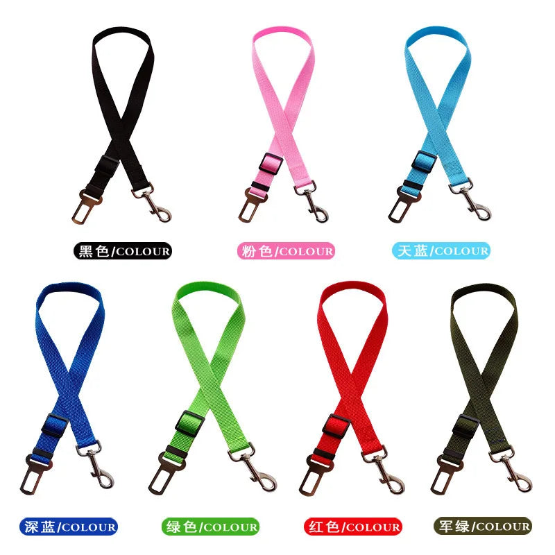 Pet Car Seat Belt Car Retractable Leash Dog Harness Dog Leash Dog Supplies Collar Accessories Pets Dogs Best Selling Products