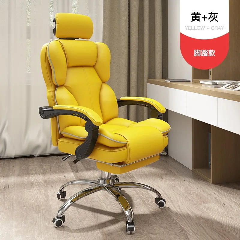 UVR WCG Gaming Chair Adjustable Live Gaming Chair Swivel lift Reclining Office Chair Home Comfortable Ergonomic Computer Chair