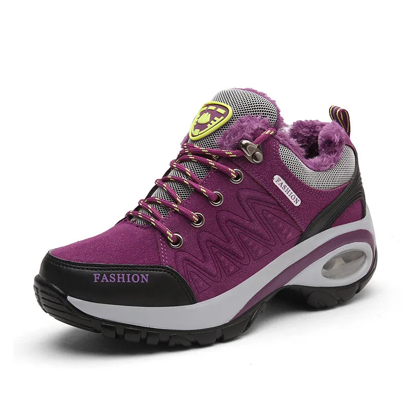 Brand Luxury Womens Sneakers Casual Breathable Tennis Shoes for Women Fashion Lace Up Platform Trainers Women's Hiking Shoes