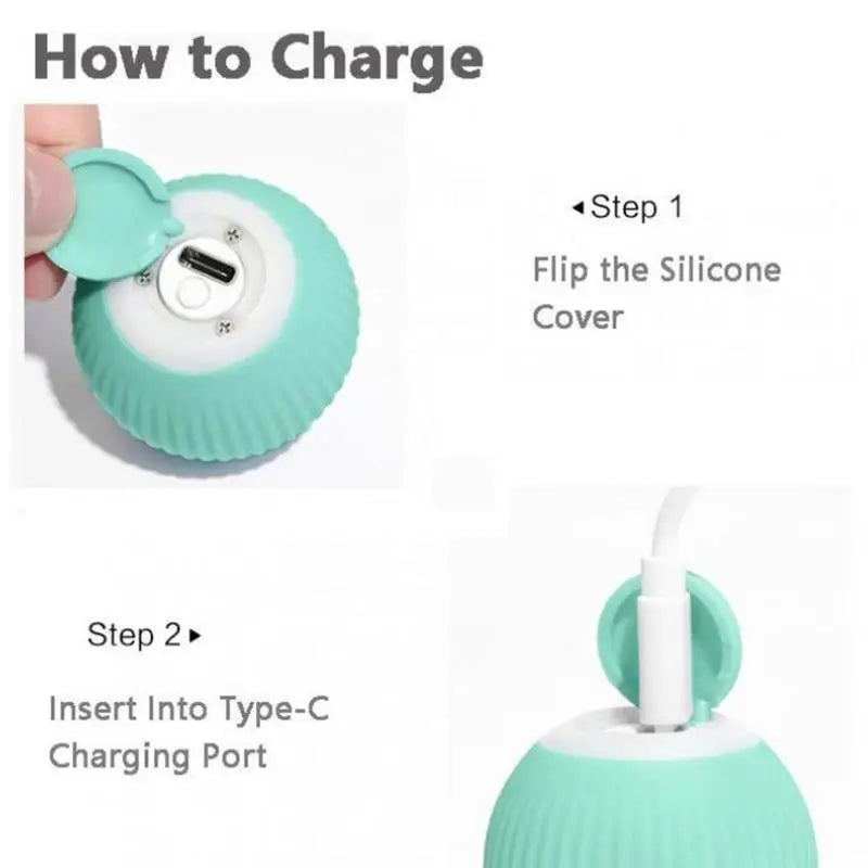 Smart Cat Toys Electric Cat Ball Automatic Rolling Ball Cat Interactive Toys Pets Toy For Cats Indoor Playing Cat Accessories