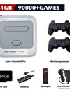 KINHANK Super Console X Pro Retro Game Console Support 70 Emulators 117000 Video Games for DC/MAME/Naomi with Gamepads Kid Gift