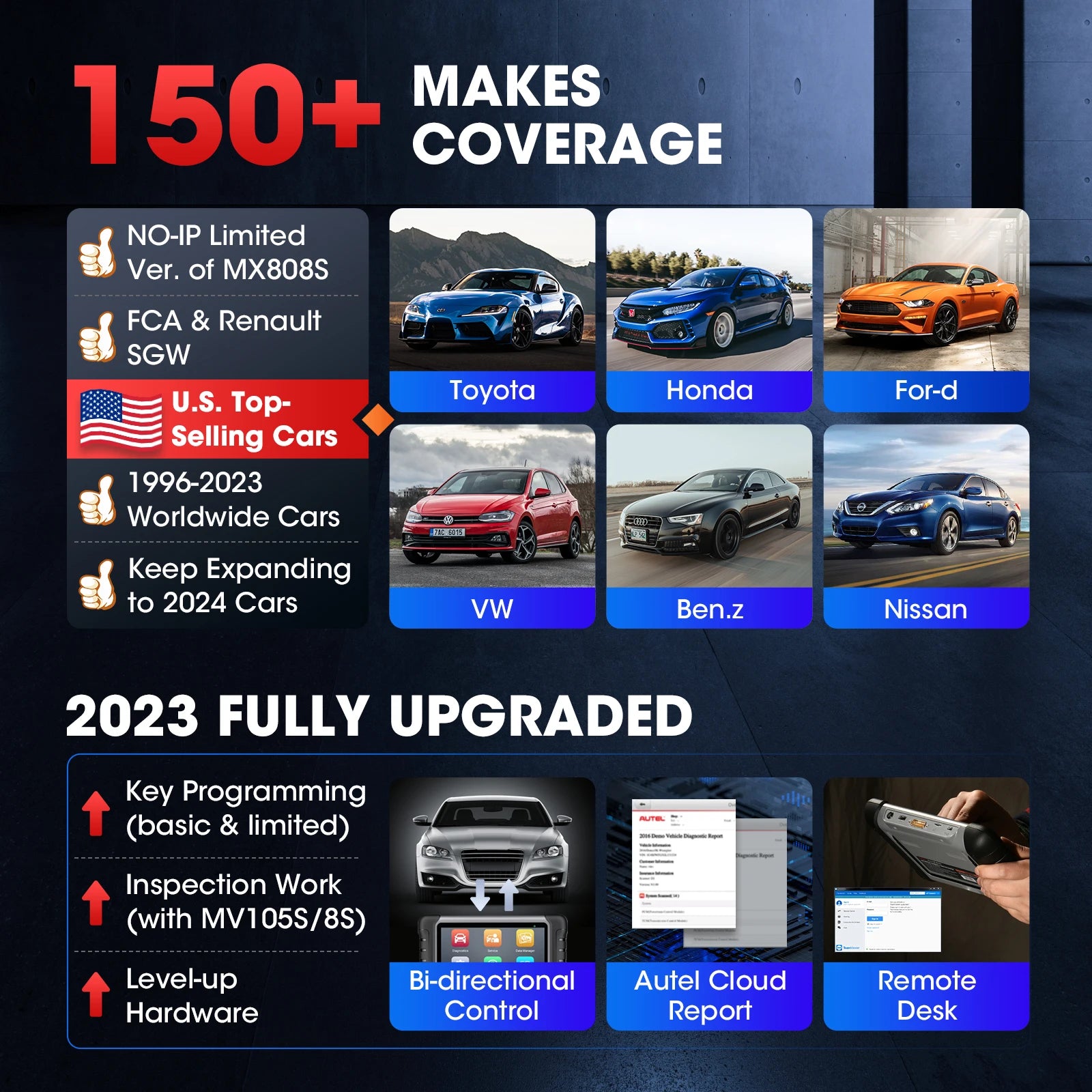 Autel MaxiCOM MK808 MK808S OBD2 Scanner Automotivo Car Diagnostic Tool OBD 2 Scanner Active Test Code Reader Key Coding Tool