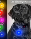 Bright LED Collar Light Pendant with Carabiner Clip-Setting Insulating Sheet for Nighttime Safety of Dogs and Cats - Flashing Pet Tag Supplies