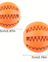 1PC Dog Ball Toys For Small Dogs Interactive Elasticity Puppy Chew Toy Tooth Cleaning Rubber Food Ball Toy Pet Stuff Accessories