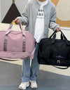 Expandable Travel Luggage, Sports Handbag & wash bag, Fitness Bag, Women's One Shoulder Weekend Overnight Bag