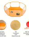 1pc Portable And Breathable Pet Playpen For Small Animals, Pet Mesh Fence Small Animal Cage Tent For Rabbits, Hamsters, Chinchillas, And Hedgehogs
