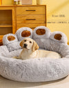 Soft Long Plush Cat kennel dog kennel winter warm pet bed Cat Bed Cat Mat Animals Sleeping Sofa