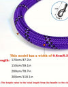 Reflective Dog Leash With Comfortable Padded Handle - Double Heavy Duty Traction Rope For Strong Dogs - Enhance Safety And Control On Walks